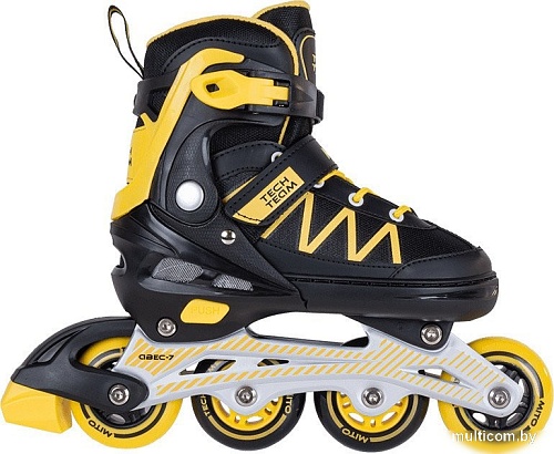 Роликовые коньки Tech Team Mito (р-р 30-33, желтый)