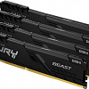 Оперативная память Kingston FURY Beast 4x16GB DDR4 PC4-25600 KF432C16BB1K4/64