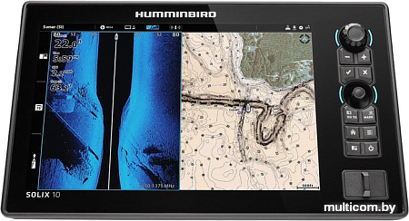 Эхолот-картплоттер Humminbird Solix 10 Chirp Mega SI+ GPS G2