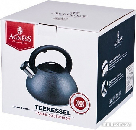 Чайник со свистком Agness 907-088