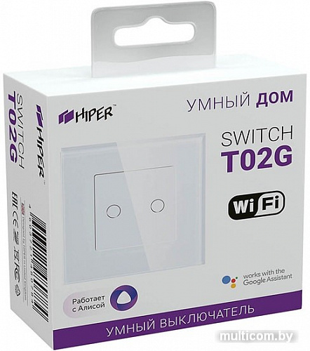 Выключатель Hiper IOT T02G