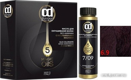 Масло для окрашивания Constant Delight Olio-Colorante без аммиака 6.9 св.-каштановый интенсивный ирис