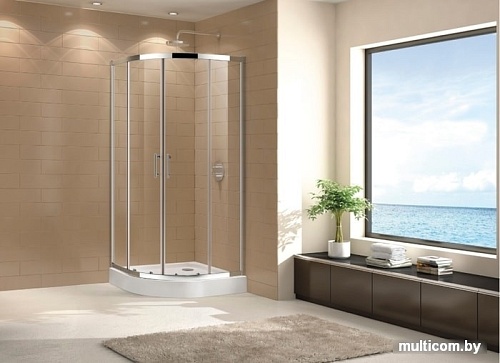 Душевой уголок Cezares Eco-O-R-2-90-P-Cr