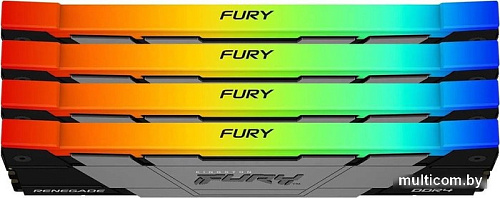 Оперативная память Kingston FURY Renegade RGB 4x8ГБ DDR4 3200 МГц KF432C16RB2AK4/32