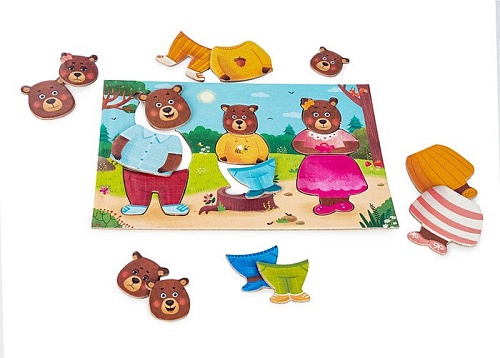 Мозаика/пазл Genio Kids Семья медведей 2307C