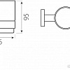 Стакан для зубной щетки и пасты Ferro Grace AC03