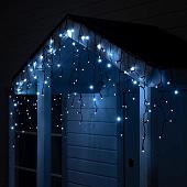 Бахрома Luazon 3x0.6 м 160 LED 3584194 (черный ПВХ провод, белый)
