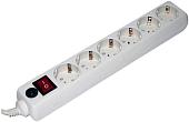 Сетевой фильтр Гарнизон 6 розеток, белый, 5 м (EHW-15-5.0M)