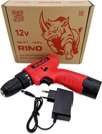Дрель-шуруповерт RINO DRL3-1 (с 1-им АКБ)