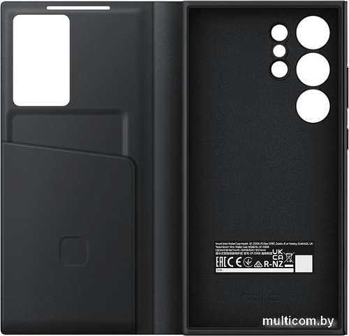 Чехол для телефона Samsung View Wallet Case S24 Ultra (черный)