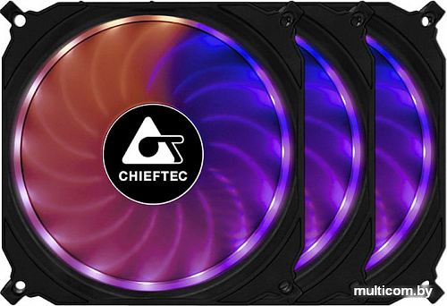 Вентилятор для корпуса Chieftec CF-3012-RGB (с контроллером)