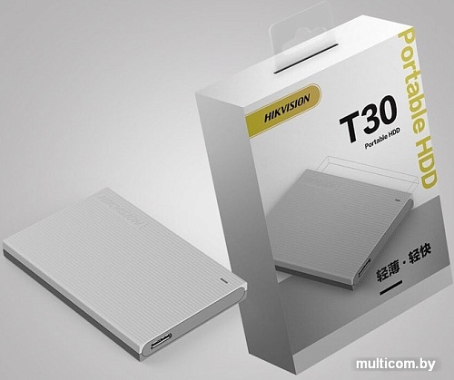 Внешний накопитель Hikvision T30 HS-EHDD-T30(STD)/1T/GREY/OD 1TB (серый)