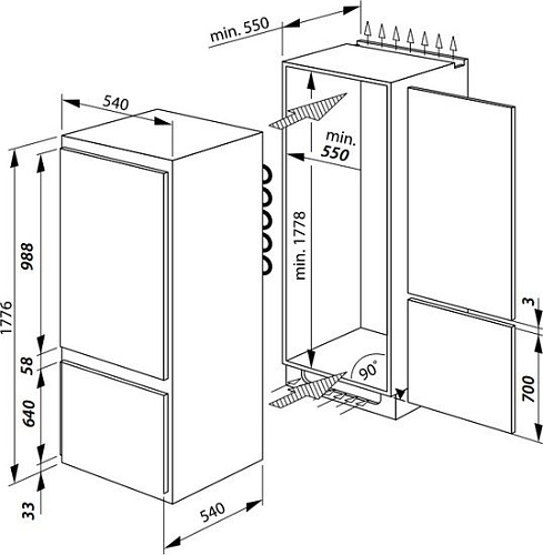 Холодильник Hansa BK316.3AA