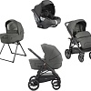 Универсальная коляска Inglesina Aptica Quattro (4 в 1, charcoal grey)