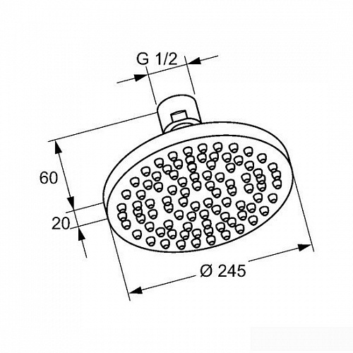 Верхний душ Kludi A-Qa [6651105-00]