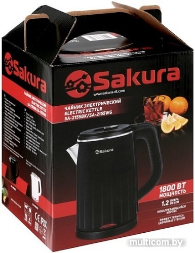 Электрочайник Sakura SA-2155BK