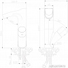 Смеситель Rossinka Silvermix Z35-30W (белый/хром) с LED подсветкой