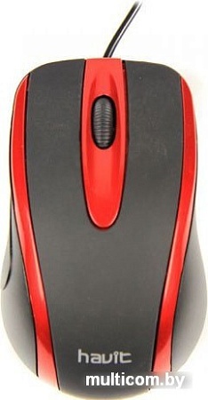 Мышь Havit HV-MS753 (черный/красный)
