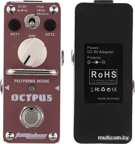 Гитарная педаль Tomsline Octpus Polyphonic Octave AOS-3