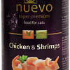 Корм для кошек Nuevo Cat Adult Chicken &amp; Shrimps 0.4 кг