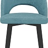 Стул Трия Амели конус Т2 (черный муар/велюр бирюзовый)
