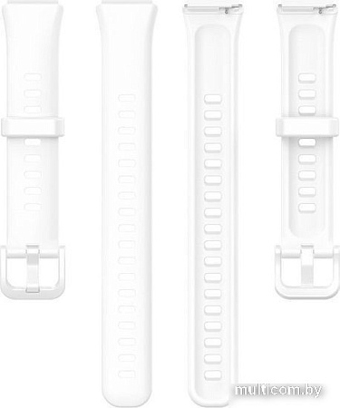 Ремешок Rumi силиконовый для Huawei Band 7 (белый)