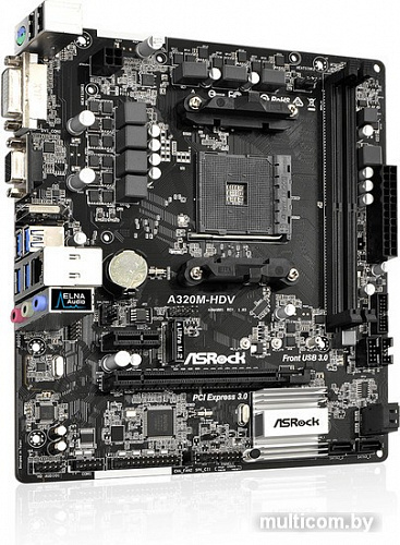 Материнская плата ASRock A320M-HDV