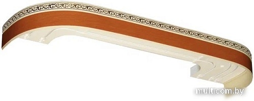 Карниз для штор Legrand Галант Neo Флора 48066833 (1.6 м, вишня)