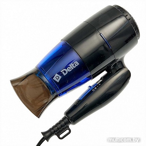 Фен Delta DL-0907 (черный/синий)