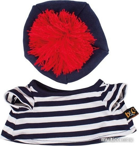 Классическая игрушка BUDI BASA Collection Басик в тельняшке и берете Ks30-010