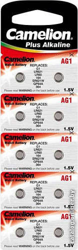 Батарейки Camelion LR60 10 шт. [AG1-BP10]