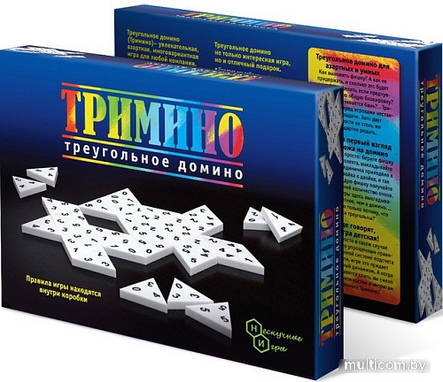 Настольная игра Нескучные игры Тримино [7059]