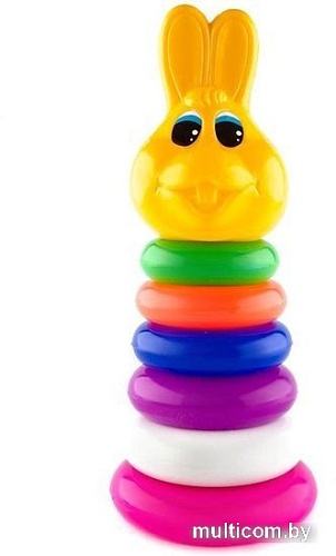 Пирамидка Пластмастер Пирамида Зайчик 13204