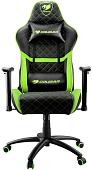 Кресло Cougar Neon (черный/зеленый)