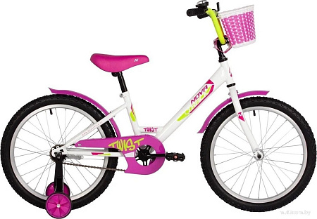 Детский велосипед Novatrack Twist 20 201TWIST.WT5 (разобранный, белый)