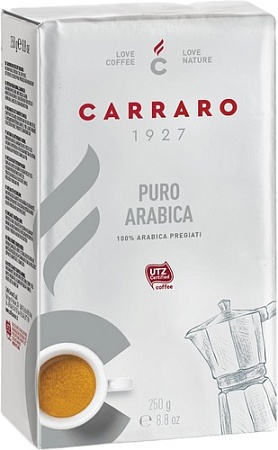 Кофе Carraro Puro Arabica молотый 250 г