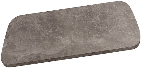 Столешница Millwood Закругленная 130x80 (бетон)