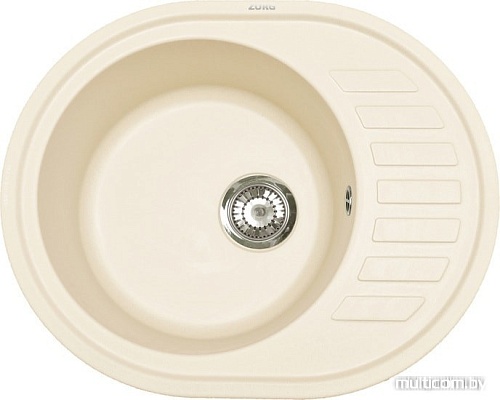 Кухонная мойка ZorG Roso 62 (сливочная ваниль)