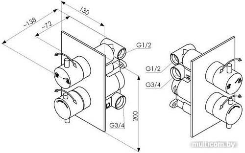 Смеситель Armatura Ariana 579-421-00