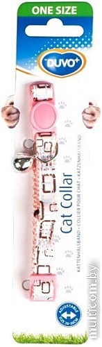 Ошейник Duvo Plus Ретро квадраты 11172/pink (розовый)