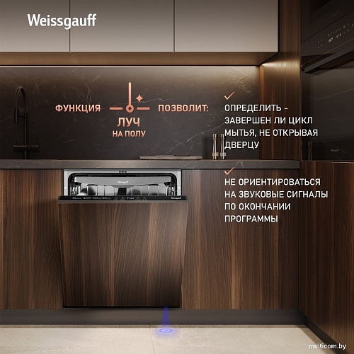 Встраиваемая посудомоечная машина Weissgauff BDW 6038 Inverter Infolight