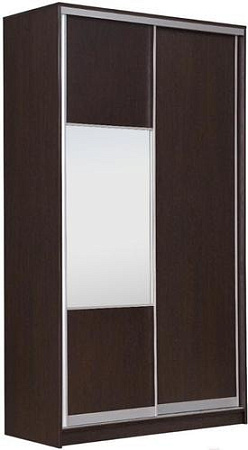 Шкаф-купе Рэйгрупп 120450 VVX Elgon РГ-12.05 (венге/хром)