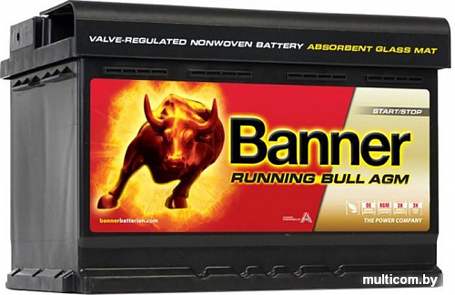Автомобильный аккумулятор Banner Running Bull AGM 570 01 (70 А/ч)