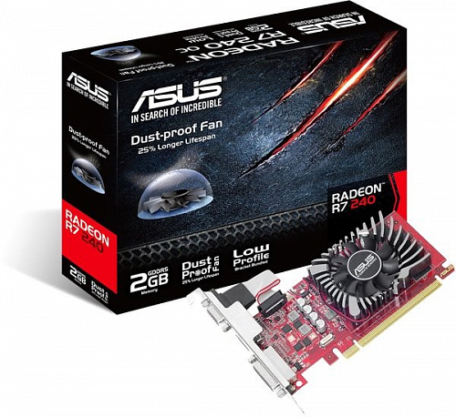 Видеокарта ASUS Radeon R7 240 LP 2GB GDDR5