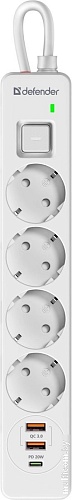 Сетевой фильтр Defender DFS 141 (1.5 м)