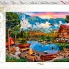 Пазл Step Puzzle Коттедж на берегу озера