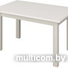 Кухонный стол Senira Кастусь 100-130x60 (белый/белый)