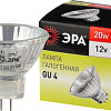 Галогенная лампа ЭРА GU4-MR11-20W-12V-30CL C0027361