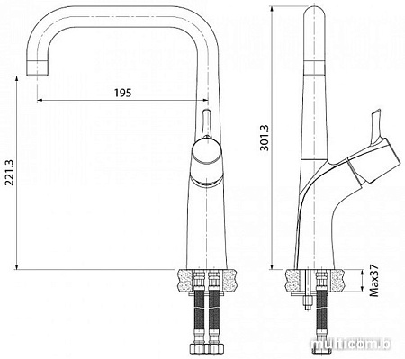 Смеситель IDDIS Kitchen Line K07SB0Li05
