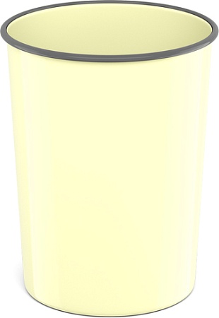 Корзина для бумаг Erich Krause Pastel 58455 (желтый)